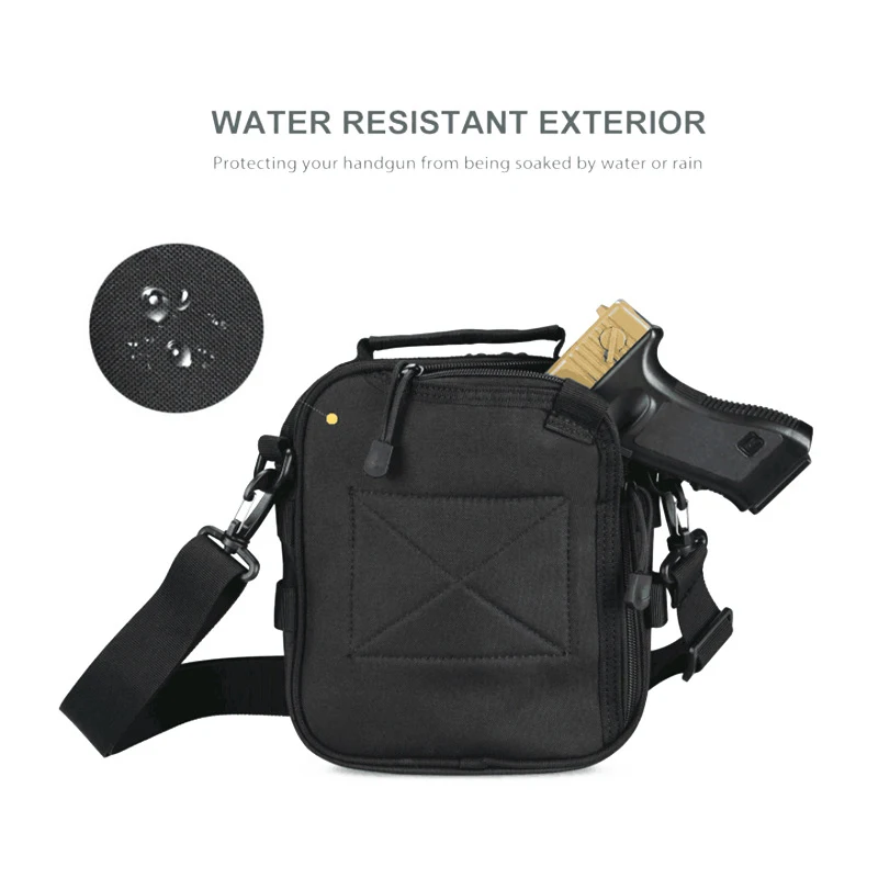 Outdoor Pistol Bag Molle Military Gear Tactical Handgun Shoulder Strap Bag Gun Ammo Accessories Pouch Shooting Range Duffle Bag
Outdoor Pistol Bag Molle Military Gear Tactical Handgun Shoulder Strap Bag Gun Ammo Accessories Pouch Shooting Range Duffle Bag