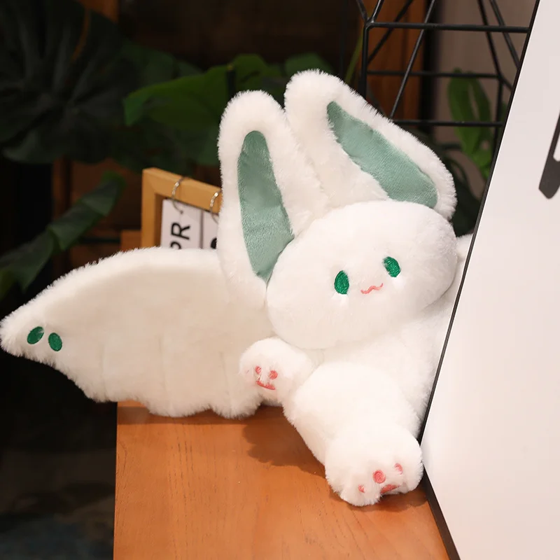 INS Flying White Bat Rabbit Plush Toy Anime Bat Wings Bunny Stuffed Animals Plushies Doll Soft Girls Kids Toys Kawaii Room Decor
INS Flying White Bat Rabbit Plush Toy Anime Bat Wings Bunny Stuffed Animals Plushies Doll Soft Girls Kids Toys Kawaii Room Decor