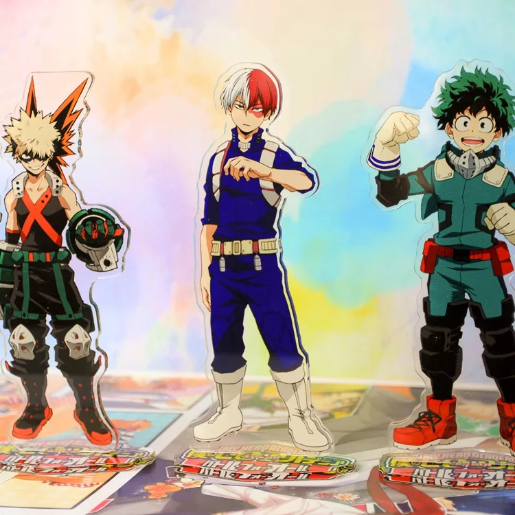 My Hero Academia Midoriya Izuku Todoroki Shoto Toho Tsuyu Acrylic Stand Figure Desktop Decoration Collection Model Toy Cosplay 
My Hero Academia Midoriya Izuku Todoroki Shoto Toho Tsuyu Acrylic Stand Figure Desktop Decoration Collection Model Toy Cosplay