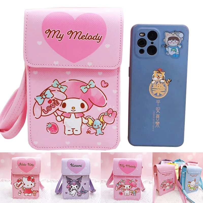 Kawaii Sanrioed Love Series Messenger Bag Cartoon Little Twin Star Hello Kitty Mobile Phone Bag Melody Cinnamoroll Shoulder Bags 
Kawaii Sanrioed Love Series Messenger Bag Cartoon Little Twin Star Hello Kitty Mobile Phone Bag Melody Cinnamoroll Shoulder Bags