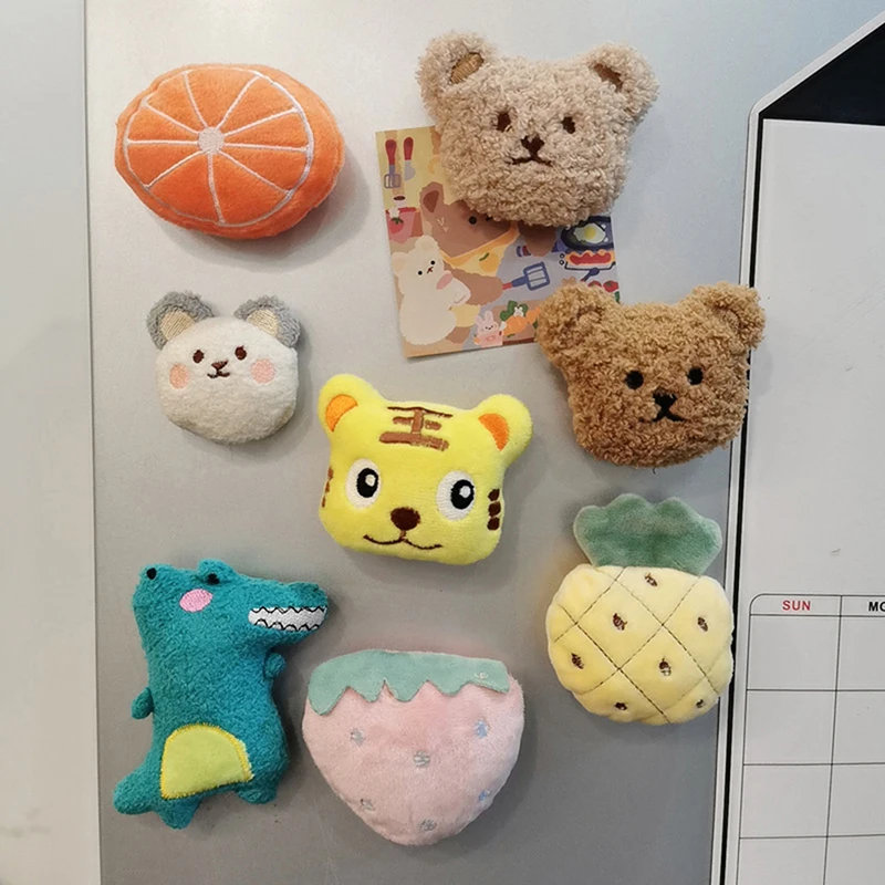 3D Creative Fridge Stickers Cartoon Plush Cute Mini Fridge Magnets Home Decor Refrigerator Paste Room Decoration Collection
3D Creative Fridge Stickers Cartoon Plush Cute Mini Fridge Magnets Home Decor Refrigerator Paste Room Decoration Collection