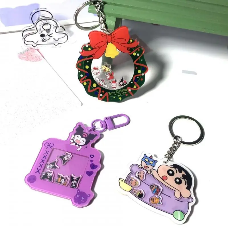 Kuromi Crayon Shin-Chan New Cartoon Kawaii Acrylic Material Pendants Shake Animation Surrounding Double Sided Fun Keychain
Kuromi Crayon Shin-Chan New Cartoon Kawaii Acrylic Material Pendants Shake Animation Surrounding Double Sided Fun Keychain