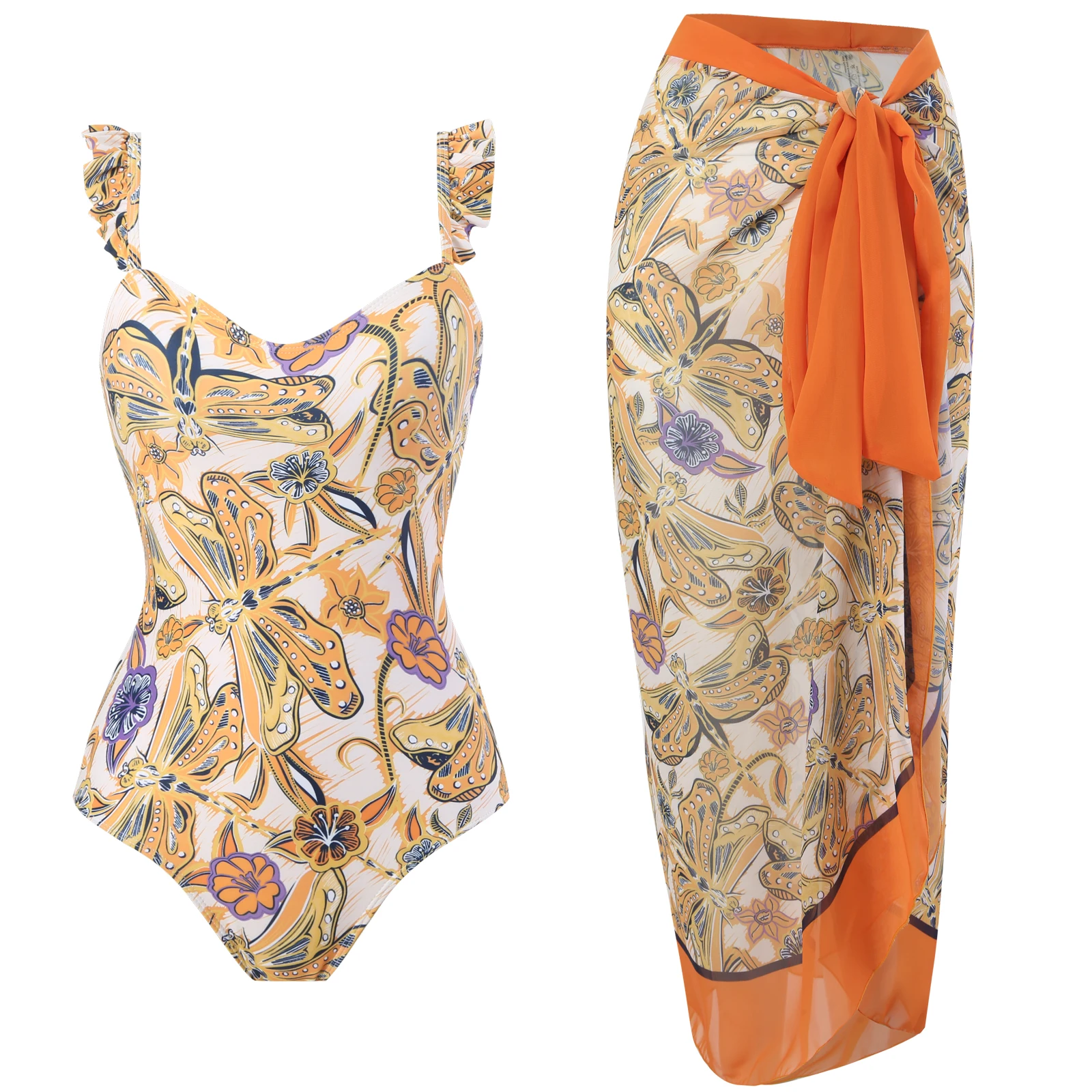 Sexy Women Printed One-piece Swimsuit Cover Up Summer Beachwear Women's Bathing Suit Monokini Dress Beach Bathing Suit
Sexy Women Printed One-piece Swimsuit Cover Up Summer Beachwear Women's Bathing Suit Monokini Dress Beach Bathing Suit