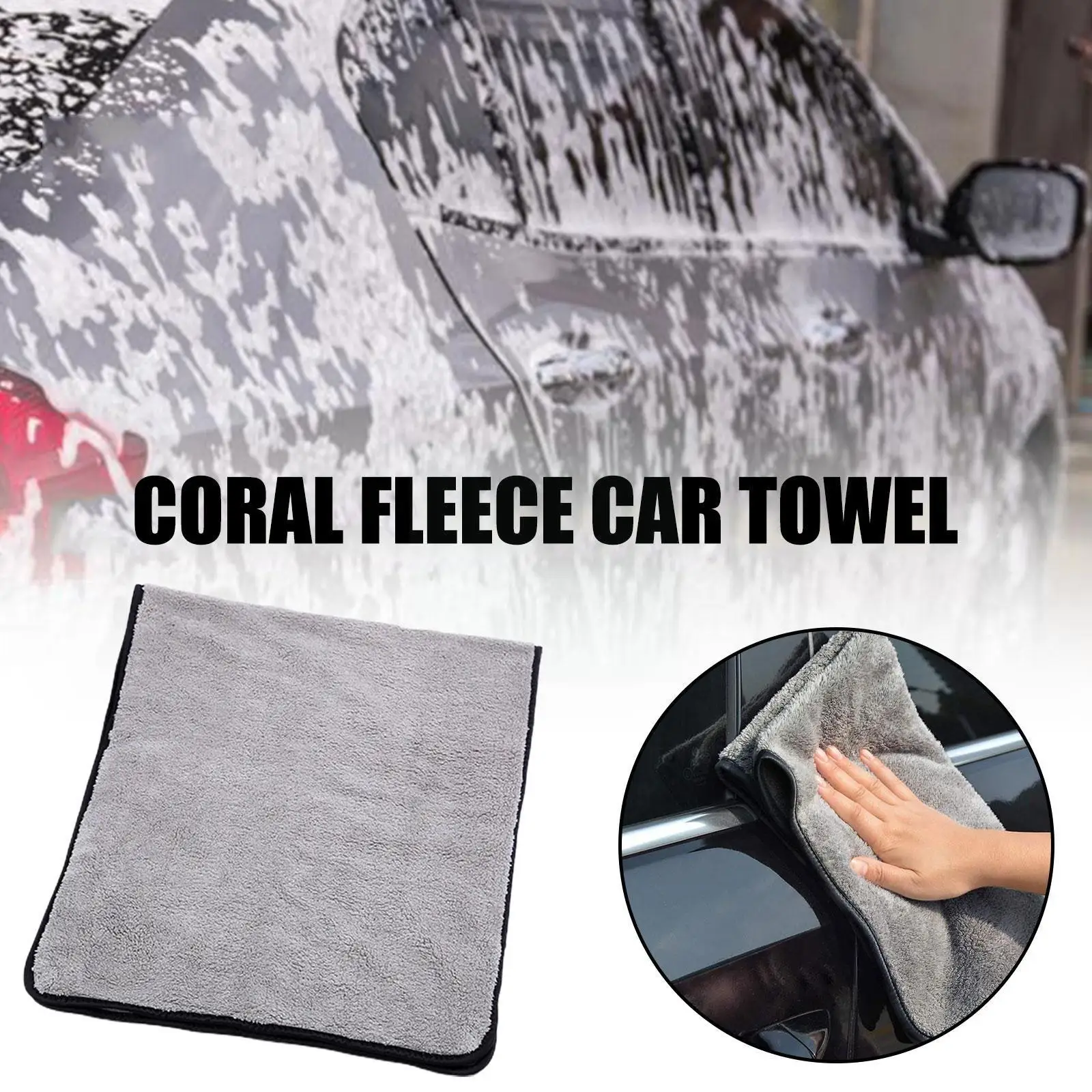 Gray Super Absorbent Car Wash Cloth 40x100cm Microfiber Care Towel Drying Cleaning Car Towel Cloths Polishing Detailing Plu W2Y3
Gray Super Absorbent Car Wash Cloth 40x100cm Microfiber Care Towel Drying Cleaning Car Towel Cloths Polishing Detailing Plu W2Y3