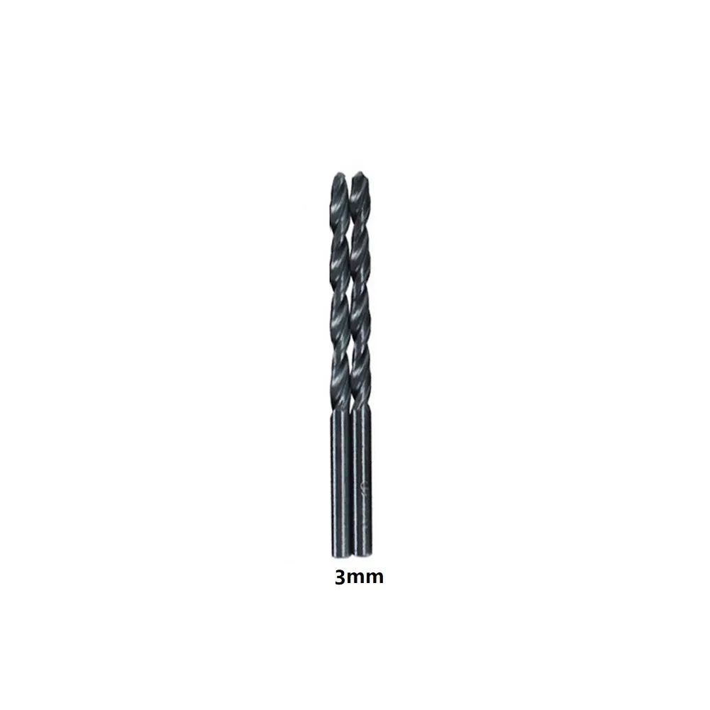 

2 Pcs 3/4/5/6mm Drill Bits High Speed Steel Black Coated Wring Drill Bit Set Carbon Steel Material For Power Tool Accessories