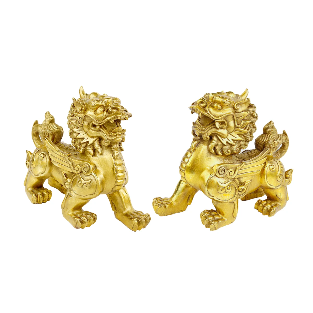 LAOJUNLU Pure Copper Brave Ornaments A Pair Of One-Horned Brave Ornaments Home Gifts Copper Brave Large Chinese Traditional
LAOJUNLU Pure Copper Brave Ornaments A Pair Of One-Horned Brave Ornaments Home Gifts Copper Brave Large Chinese Traditional