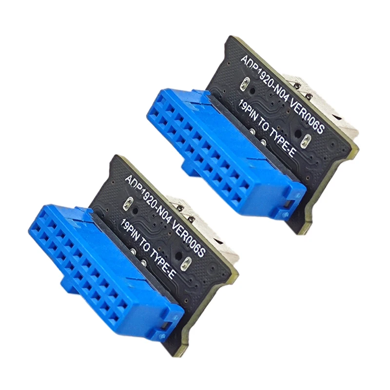 for Motherboard USB3.0 Front 19Pin to 3.1 TYPE-C Front TYPE-e Interface 20 to 19 Pin Adapter Expansion Card(2 Pcs)
for Motherboard USB3.0 Front 19Pin to 3.1 TYPE-C Front TYPE-e Interface 20 to 19 Pin Adapter Expansion Card(2 Pcs)