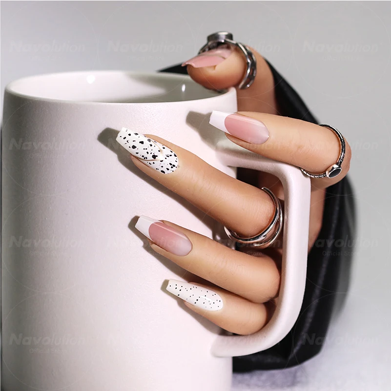Navolution 24Pcs/Set DIY Manicure Wearable Fake Nails press on Detachable Finished Fingernails Ballet Square Head Almond Short
Navolution 24Pcs/Set DIY Manicure Wearable Fake Nails press on Detachable Finished Fingernails Ballet Square Head Almond Short