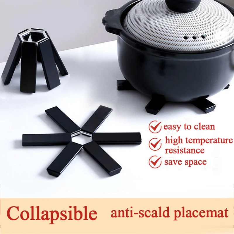 Kitchen Non-slip Folding Insulated Mat Heat Resistant Cushion Pad Trivet Pan Placemat Kitchen Heat Insulation Pad Holder Coaster
Kitchen Non-slip Folding Insulated Mat Heat Resistant Cushion Pad Trivet Pan Placemat Kitchen Heat Insulation Pad Holder Coaster