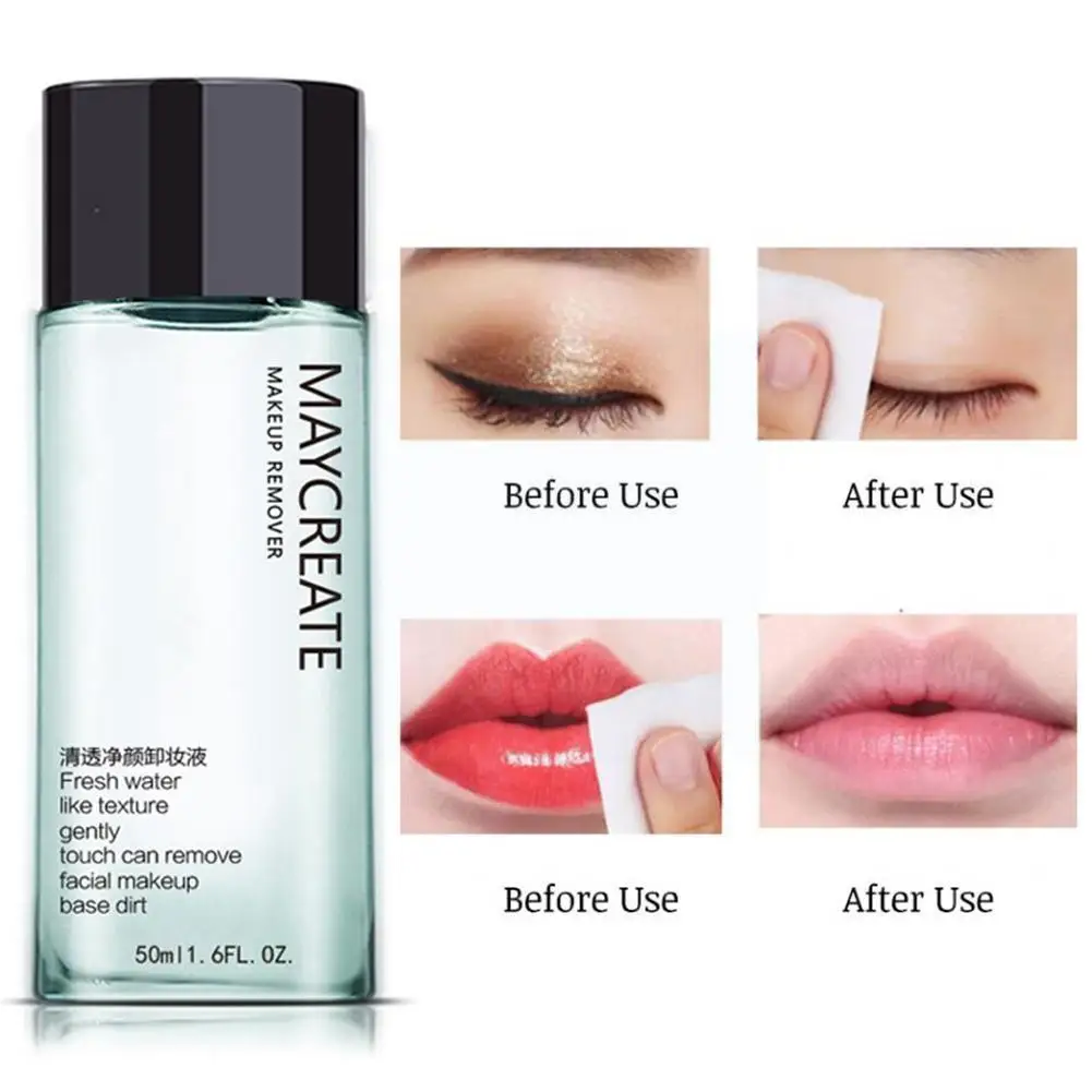 50ml Portable Makeup Remover Cleansing Liquid Water Make-up Care Gentle Remover Face Eye Skin Target Water Lip Travel V4h3
50ml Portable Makeup Remover Cleansing Liquid Water Make-up Care Gentle Remover Face Eye Skin Target Water Lip Travel V4h3