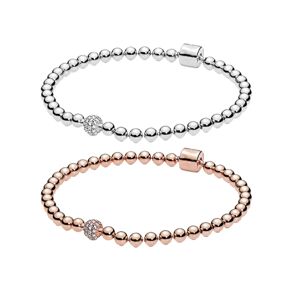 New S925 Simple Atmospheric Ball Silver-plated Bracelet Fit for Pandora Original Link Making Fashion Jewelry for Women Gifts
New S925 Simple Atmospheric Ball Silver-plated Bracelet Fit for Pandora Original Link Making Fashion Jewelry for Women Gifts