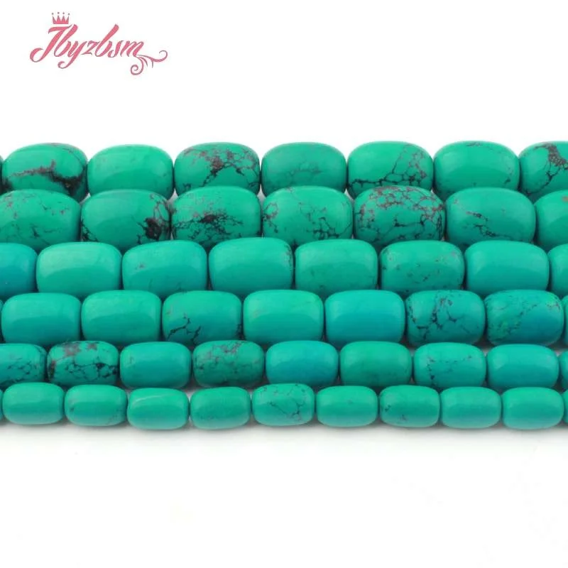 8x12.10x14.12x16.13x18.15x20mm Column BlueTurquoise Stone Beads For DIY Necklace Bracelets Jewelry Making 15" Free Shipping
8x12.10x14.12x16.13x18.15x20mm Column BlueTurquoise Stone Beads For DIY Necklace Bracelets Jewelry Making 15" Free Shipping