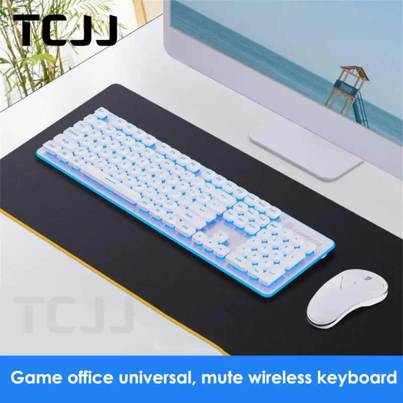 2.4G Wireless Keyboard Mouse Set Ergonomics Waterproof Backlit Mute Keyboard For Computer Notebook Laptop Desktop Gamers Gifts
2.4G Wireless Keyboard Mouse Set Ergonomics Waterproof Backlit Mute Keyboard For Computer Notebook Laptop Desktop Gamers Gifts