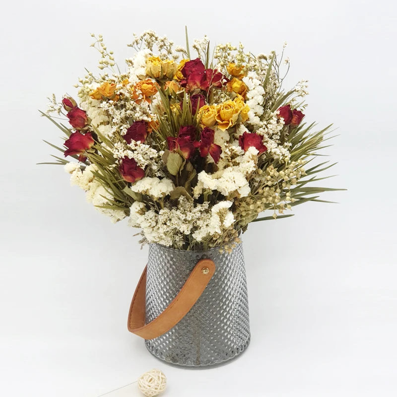 Handmade Dried Flowers For Home Garden Decorations Sweet Red Rose Bridal Bouquet Country Wedding Birthday Ornament Houses Crafts
Handmade Dried Flowers For Home Garden Decorations Sweet Red Rose Bridal Bouquet Country Wedding Birthday Ornament Houses Crafts