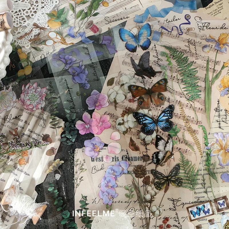 6Sheets/Pack Vintage Butterfly and Flowers Stickers DIY Scrapbooking Bullet Diary Journal Handmade Decorative School Stationery
6Sheets/Pack Vintage Butterfly and Flowers Stickers DIY Scrapbooking Bullet Diary Journal Handmade Decorative School Stationery