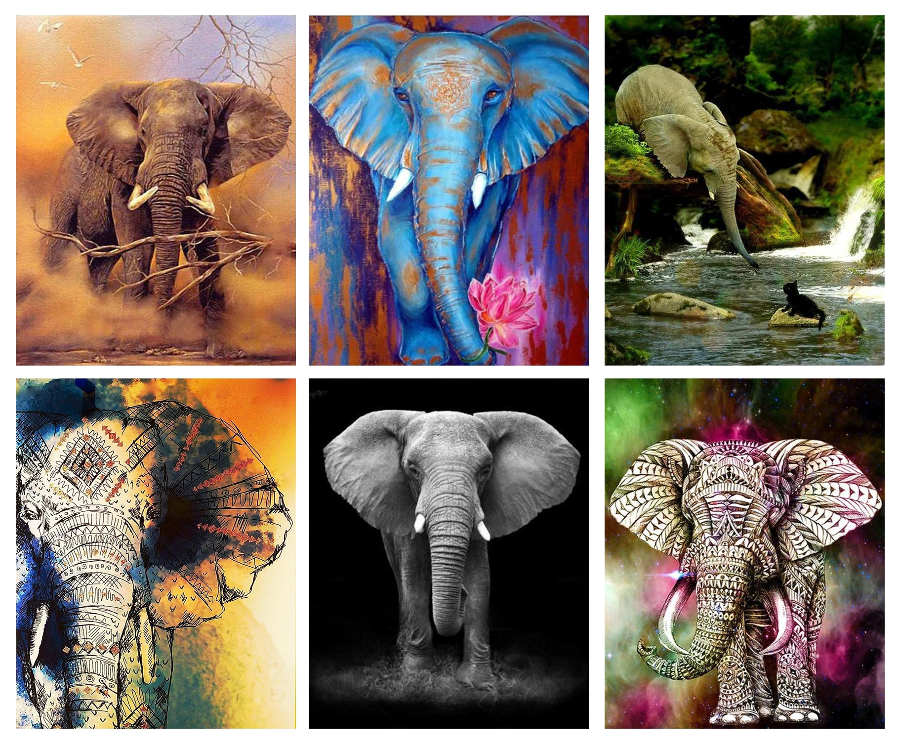 5D Diamond Painting Elephant Diamond Art for Adults and Kids Embroidery Diamond Mosaic Home Decor
5D Diamond Painting Elephant Diamond Art for Adults and Kids Embroidery Diamond Mosaic Home Decor