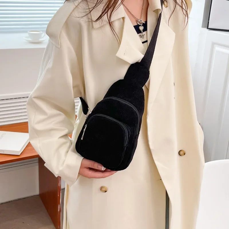 Newly Women Chest Pack 2023 Bags for Women Female Sling Bags Crossbody Shoulder Chest Bag Casual Girls Corduroy Messenger Pack
Newly Women Chest Pack 2023 Bags for Women Female Sling Bags Crossbody Shoulder Chest Bag Casual Girls Corduroy Messenger Pack