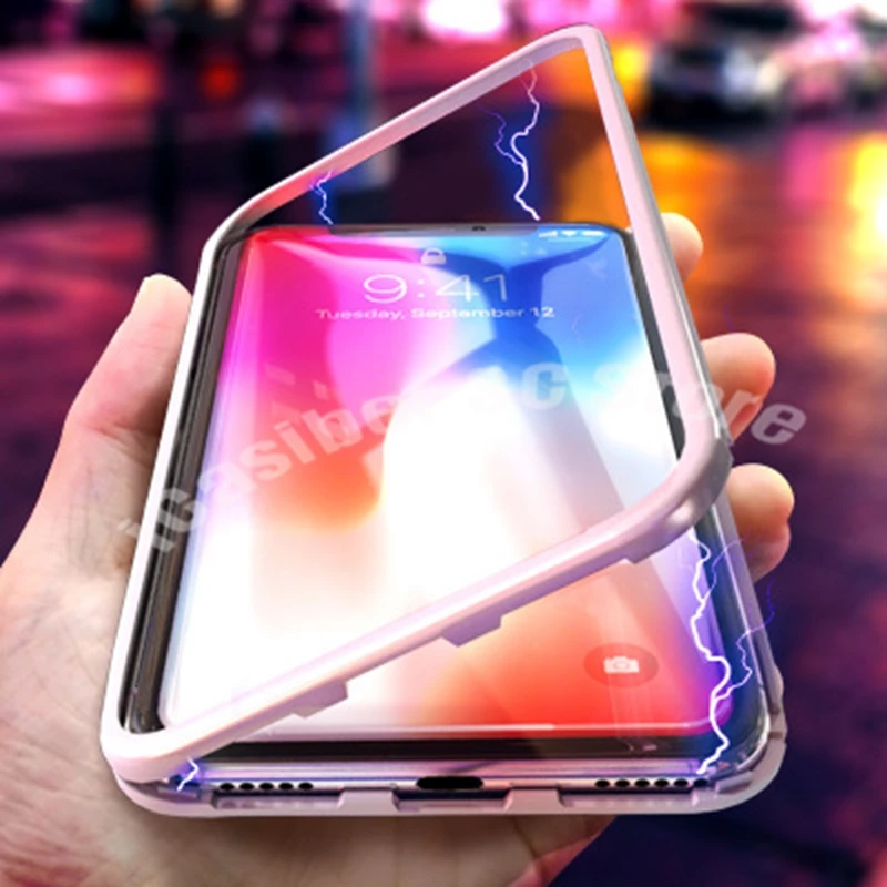 10x Магнитный адсорбционный чехол для iphone11 Pro xs max xr, металлический бампер, чехол из закаленного стекла для iphone 11X8 7 6s plus, задняя крышка
10x Магнитный адсорбционный чехол для iphone11 Pro xs max xr, металлический бампер, чехол из закаленного стекла для iphone 11X8 7 6s plus, задняя крышка