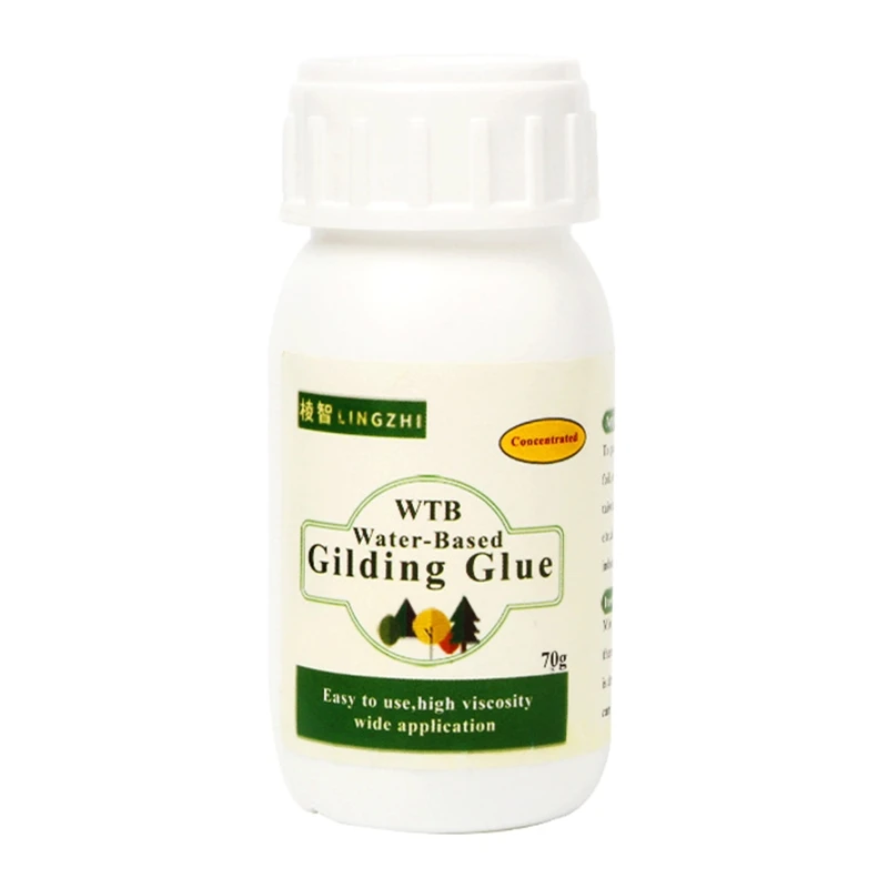 Gilding Adhesive Safe Gold Leaf Adhesive 70ml Gilding Glue for Gold Foil Silver Foil Copper Foil Surface Protection
Gilding Adhesive Safe Gold Leaf Adhesive 70ml Gilding Glue for Gold Foil Silver Foil Copper Foil Surface Protection