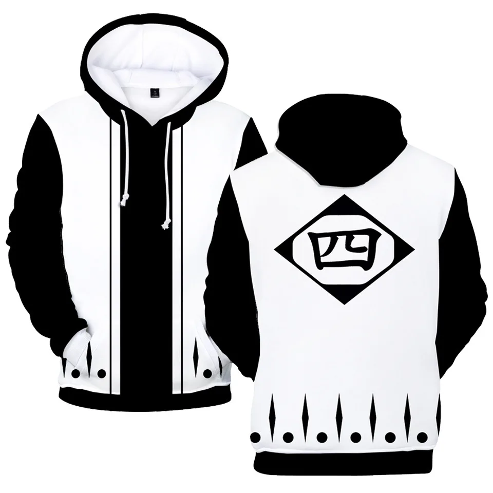 New 13 Team Leader Cosplay Anime Bleach Ichigo Kurosaki 3D Men Hoodie PulloverS Men Women Bleach Sweatshirt Hooded Children
New 13 Team Leader Cosplay Anime Bleach Ichigo Kurosaki 3D Men Hoodie PulloverS Men Women Bleach Sweatshirt Hooded Children