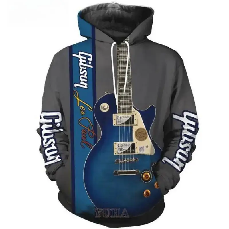 3D Guitar Pattern Clothing Leisure Long Sleeve Hooded Men's Sweat-shirt Accessories Street Style Oversized Harajuku Vintage
3D Guitar Pattern Clothing Leisure Long Sleeve Hooded Men's Sweat-shirt Accessories Street Style Oversized Harajuku Vintage