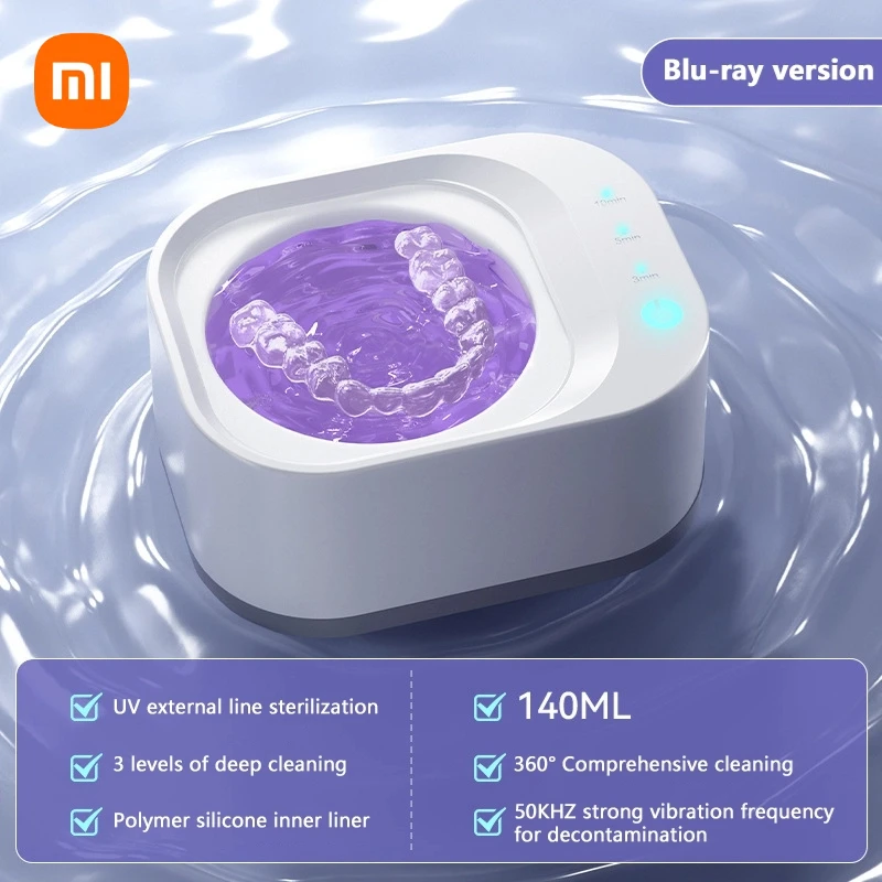 Xiaomi 48 кГц ультразвуковая чистящая машина ортодонтические невидимые брекеты фиксатор очиститель зубных протезов чистка зубов артефакт портативный 
Xiaomi 48 кГц ультразвуковая чистящая машина ортодонтические невидимые брекеты фиксатор очиститель зубных протезов чистка зубов артефакт портативный