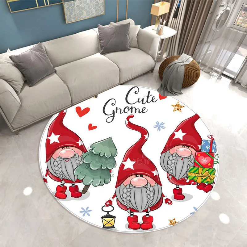 Merry Christmas Carpet Living Room Round Kitchen Rug Bedroom Xmas Santa Claus Kids Gift Play Carpets Doormat Non-slip Chair Mats
Merry Christmas Carpet Living Room Round Kitchen Rug Bedroom Xmas Santa Claus Kids Gift Play Carpets Doormat Non-slip Chair Mats