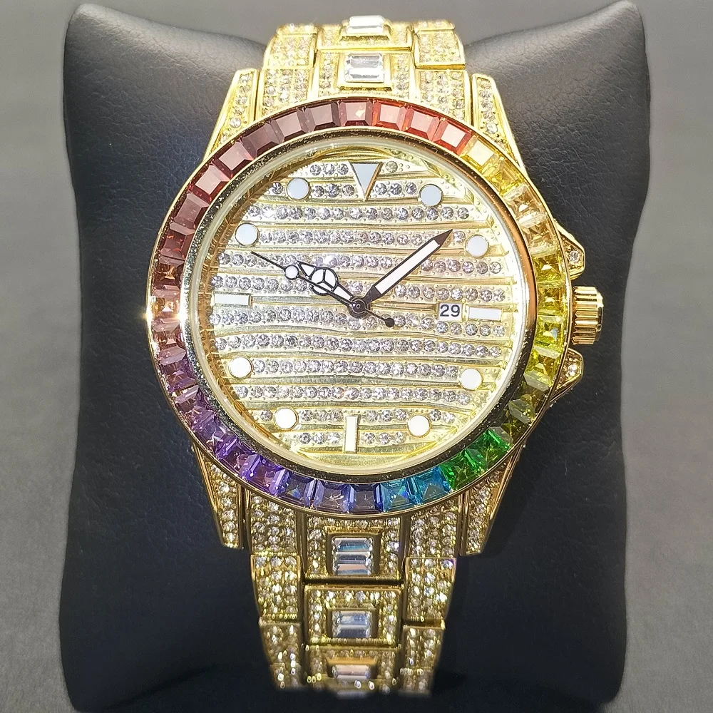 MISSFOX Men Watches Luxury Stainless Steel Waterproof Male Quartz Wrist Watch Fashion Colorful Diamond Auto Date Mens Clock Gift
MISSFOX Men Watches Luxury Stainless Steel Waterproof Male Quartz Wrist Watch Fashion Colorful Diamond Auto Date Mens Clock Gift