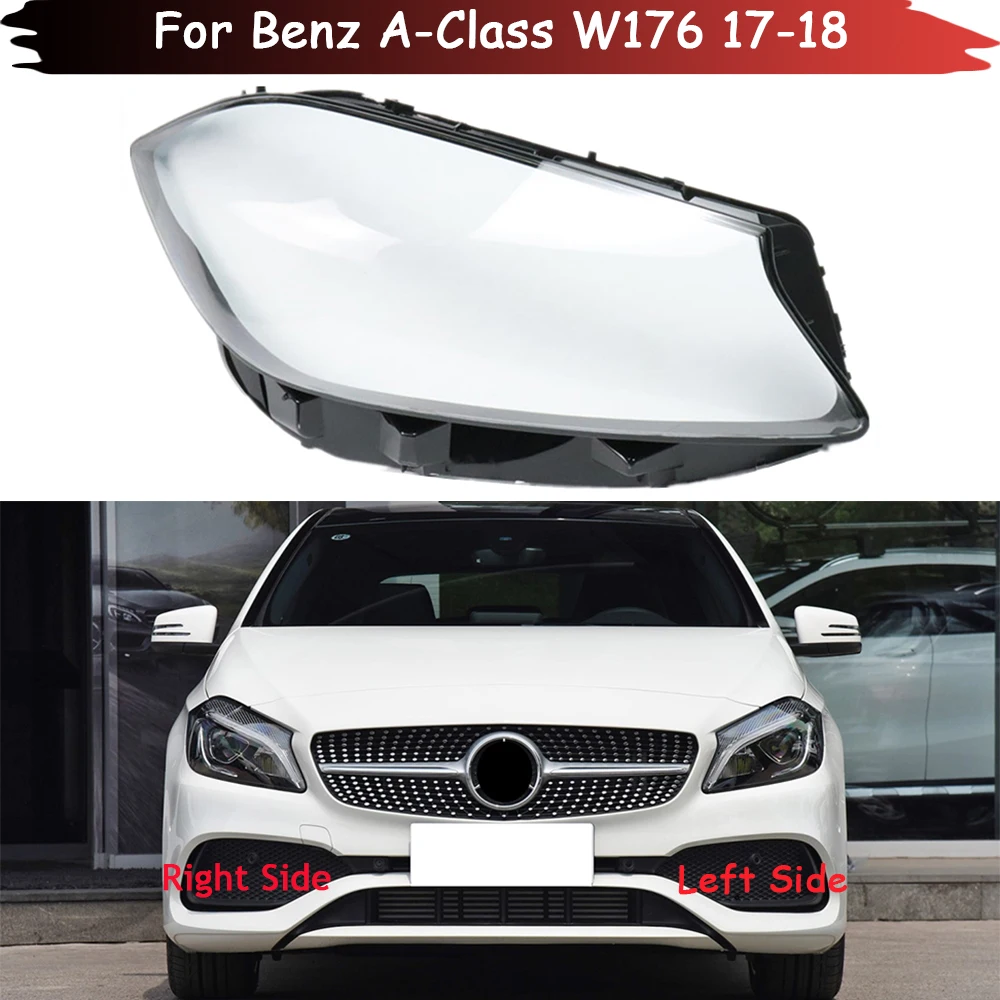 

Car Headlight Cover Headlamp Lampshade Lampcover Head Lamp Glass Shell For Benz A-Class W176 A180 A200 A260 A45 AMG 2017 2018