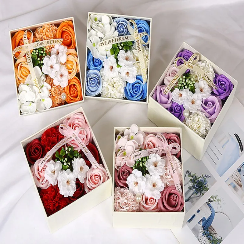 New Style Artificial Flowers Gift for Birthday Rose Soap Flower DIY Creative Gifts For Wedding Party Christmas Valentine's Day
New Style Artificial Flowers Gift for Birthday Rose Soap Flower DIY Creative Gifts For Wedding Party Christmas Valentine's Day