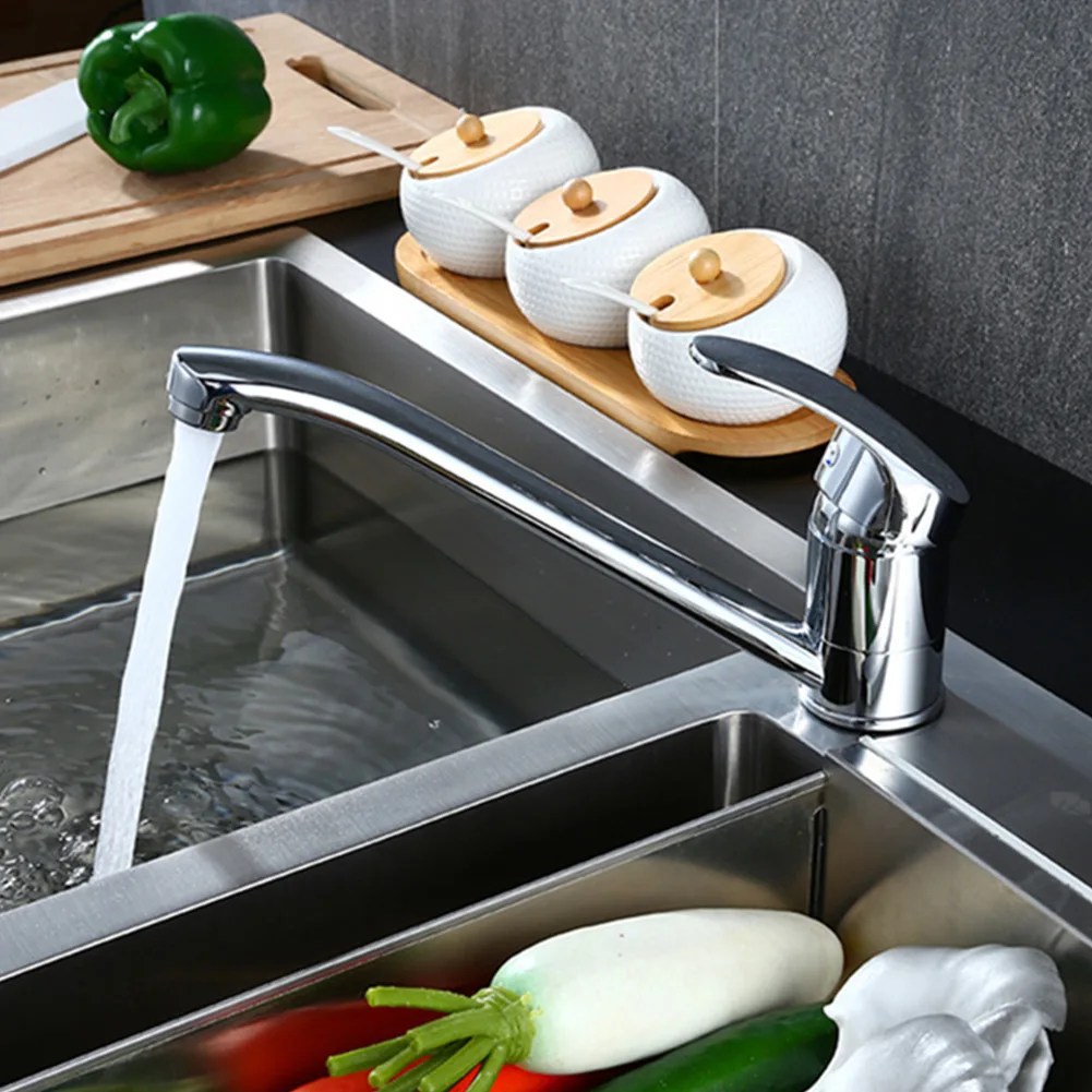Tap Kitchen Faucet Single Handle Sink Swivel Faucet Washbasin Water Nozzles Accessories Hot Cold Water Durable
Tap Kitchen Faucet Single Handle Sink Swivel Faucet Washbasin Water Nozzles Accessories Hot Cold Water Durable