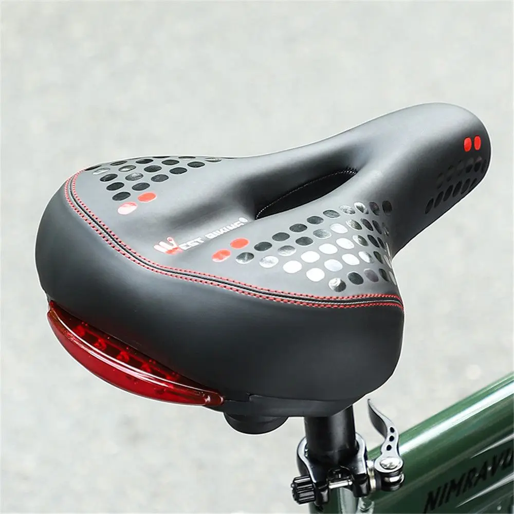 Durable MTB Seat Pad Sports Bike Cushion Cycling Saddle With Tail Light Bicycle Saddles
Durable MTB Seat Pad Sports Bike Cushion Cycling Saddle With Tail Light Bicycle Saddles