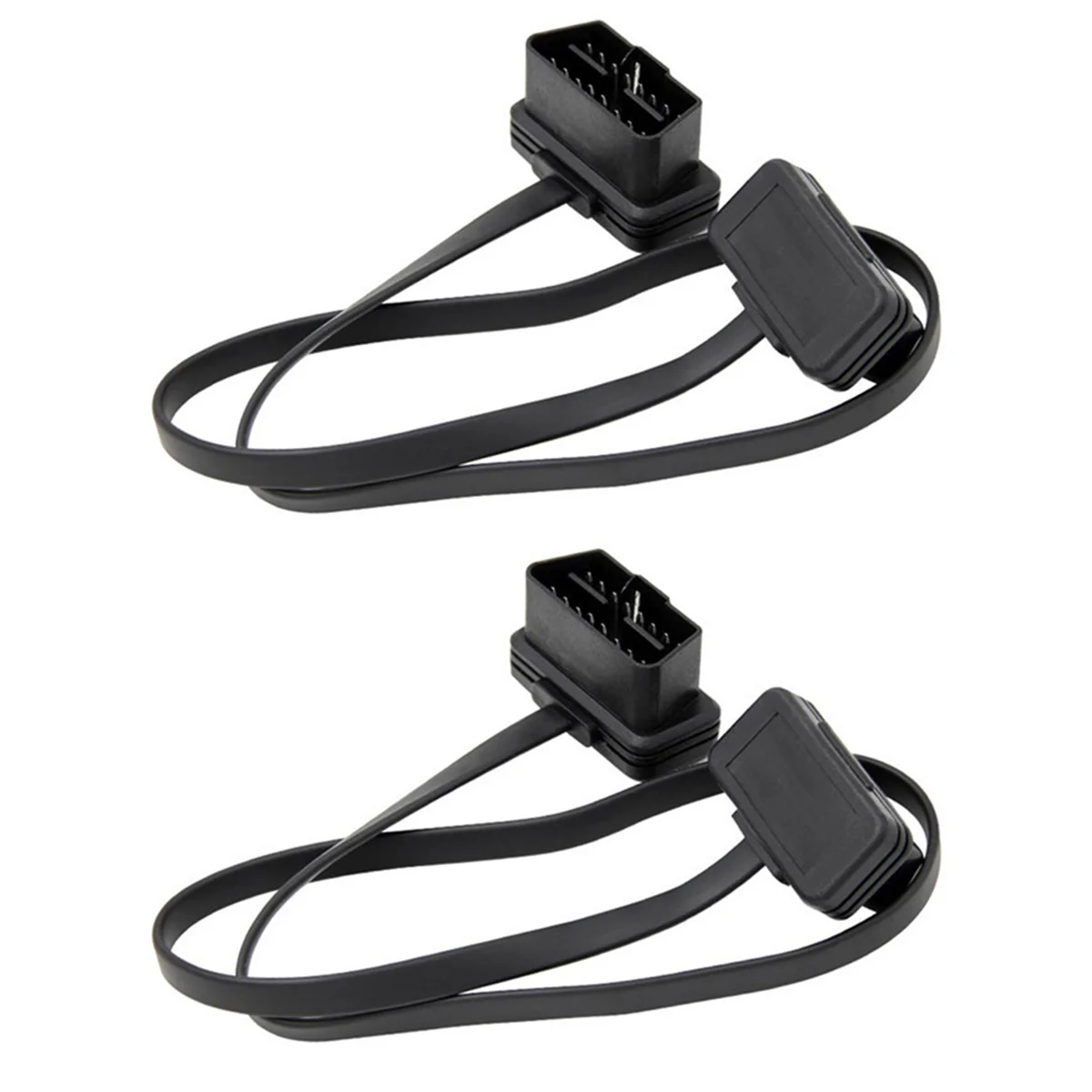 2X Car Elbow Obd2 16 Pin Male to Female Flat Diagnostic Extension Cable Connector Connector
2X Car Elbow Obd2 16 Pin Male to Female Flat Diagnostic Extension Cable Connector Connector
