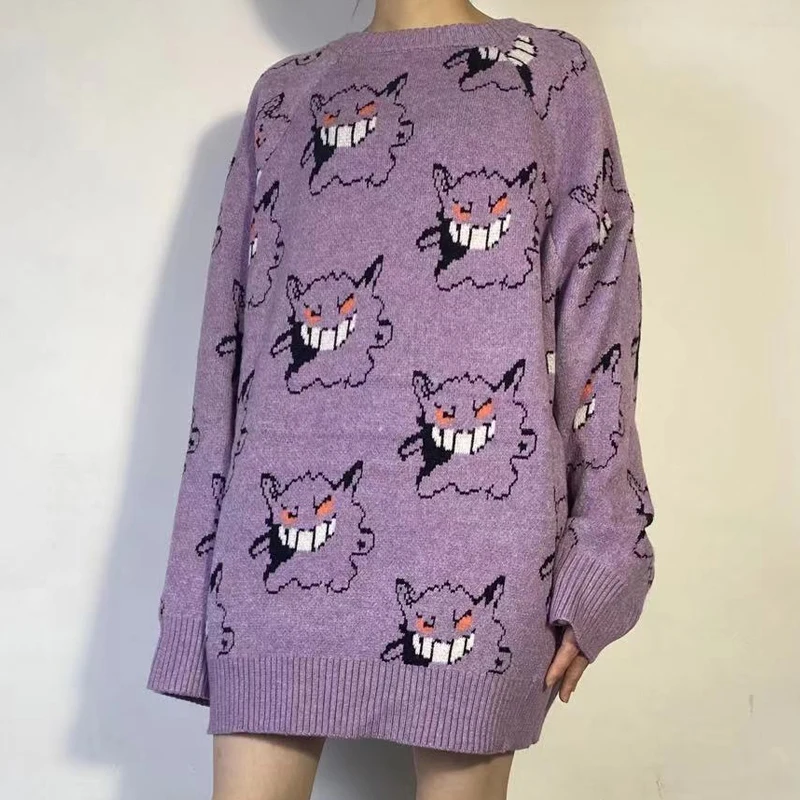 Lady Lovely O Neck Harajuku Thick Sweaters Streetwear Gothic Knitted Jumpers Women Cartoon Thick Pullover Knit Sweater Winter
Lady Lovely O Neck Harajuku Thick Sweaters Streetwear Gothic Knitted Jumpers Women Cartoon Thick Pullover Knit Sweater Winter