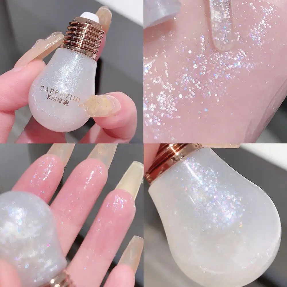 Cute Light Bulb Lip Gloss Moisturizing Liquid Lip Balm Lip Care Lip Oil Shiny Glitter Lipgloss Lip Base Lip Makeup Cosmetics
Cute Light Bulb Lip Gloss Moisturizing Liquid Lip Balm Lip Care Lip Oil Shiny Glitter Lipgloss Lip Base Lip Makeup Cosmetics