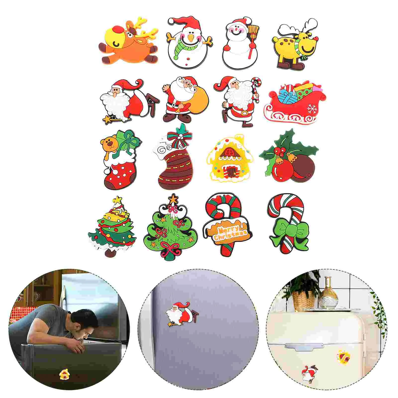 16pcs Christmas Fridge Stickers Cartoon Fridge Magnets Whiteboard Magnets Fridge Magnets Fridge Magnet Accessories
16pcs Christmas Fridge Stickers Cartoon Fridge Magnets Whiteboard Magnets Fridge Magnets Fridge Magnet Accessories