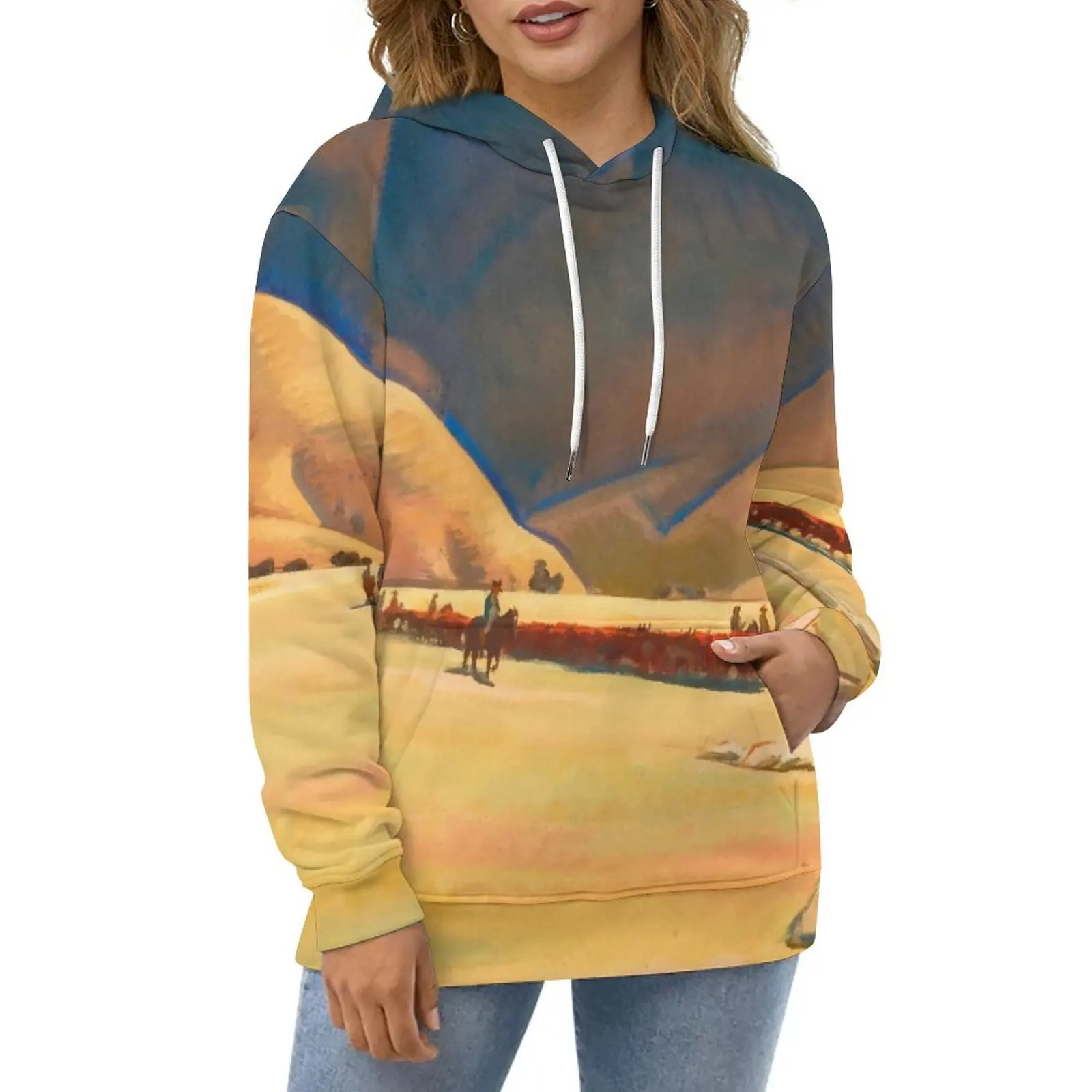 Desert Print Hoodies Autumn Maynard Dixon Street Fashion Oversized Hoodie Long Sleeve Modern Graphic Casual Hooded Sweatshirts
Desert Print Hoodies Autumn Maynard Dixon Street Fashion Oversized Hoodie Long Sleeve Modern Graphic Casual Hooded Sweatshirts