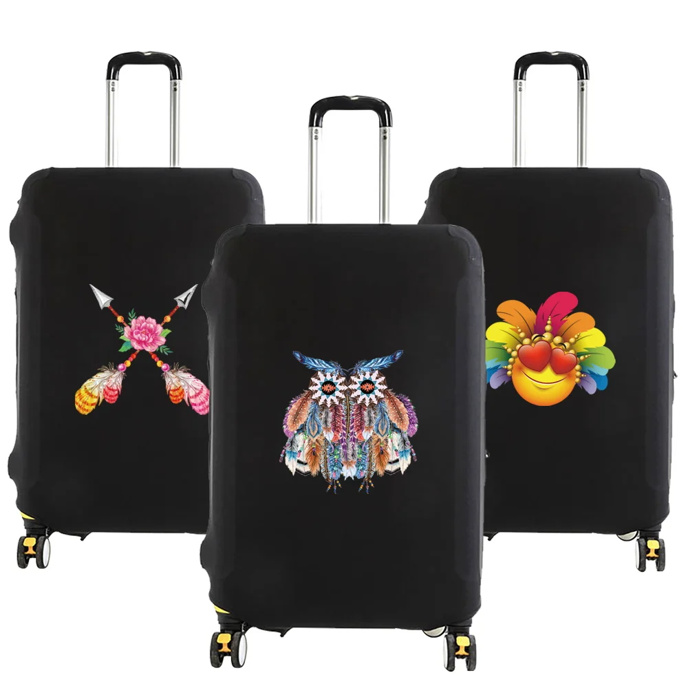 Feather Pattern Printed Design Luggage Protective Cover Travel Suitcase Cover Elastic Dust Cases 18-28 Inch Travel Accessories
Feather Pattern Printed Design Luggage Protective Cover Travel Suitcase Cover Elastic Dust Cases 18-28 Inch Travel Accessories