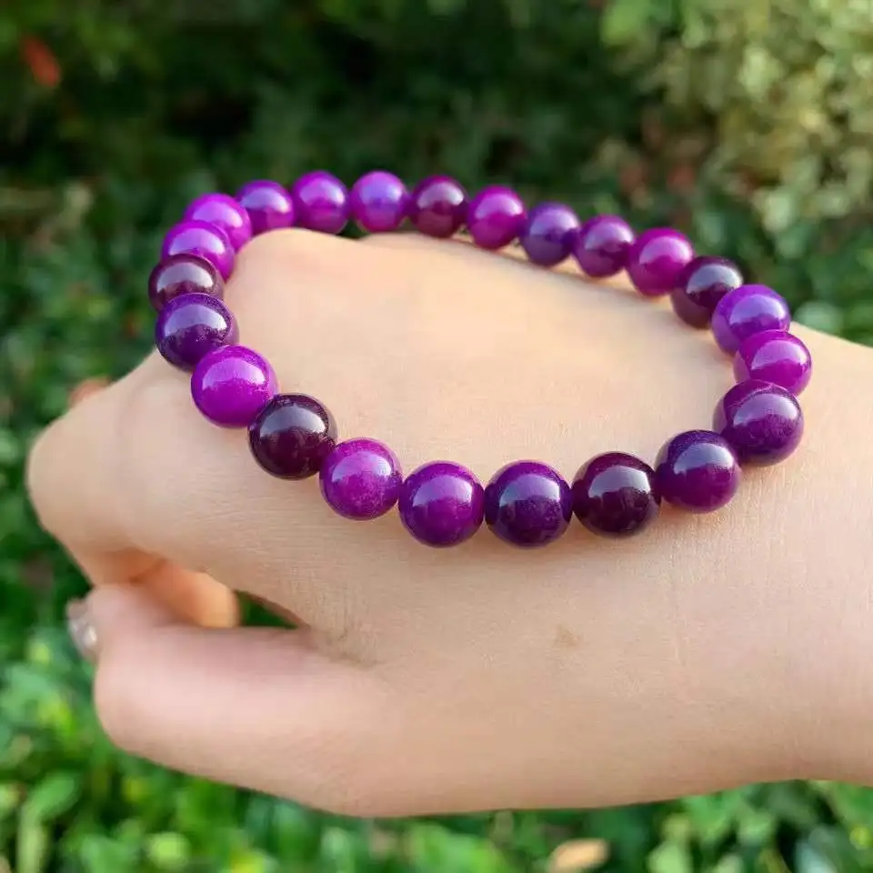 Натуральный браслет Sugilite, фиолетовый браслет из драгоценных камней, Женская восстанавливающая бижутерия, оригинальный браслет из драгоценных камней 108 дюйма, браслет-амулет
Натуральный браслет Sugilite, фиолетовый браслет из драгоценных камней, Женская восстанавливающая бижутерия, оригинальный браслет из драгоценных камней 108 дюйма, браслет-амулет