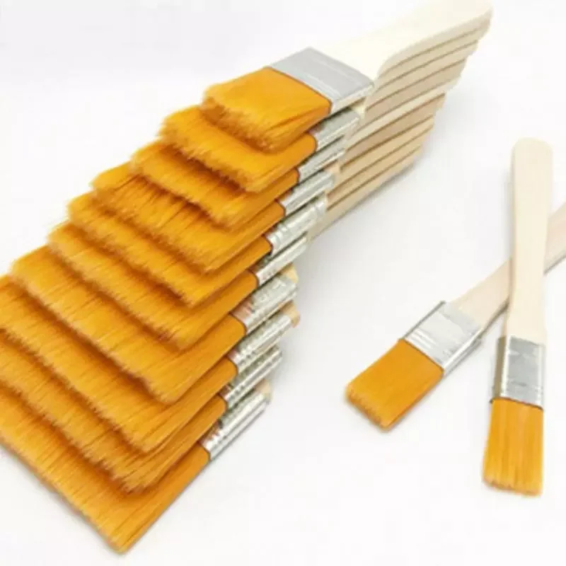 12pcs/set Reusable Paint Brushes Home Tool Wall Decor Barbecue Nylon Gouache With Wood Handles Oil Painting Gift For Children
12pcs/set Reusable Paint Brushes Home Tool Wall Decor Barbecue Nylon Gouache With Wood Handles Oil Painting Gift For Children