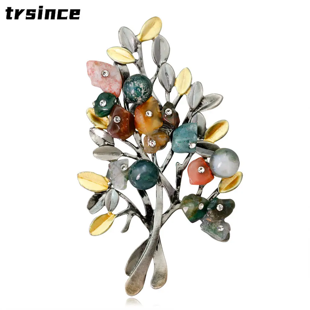 New Vintage Flower Pearl Brooches Pins Christmas Tree Brooch Natural Colored Stone Corsage Unisex Fashion Brooch Jewelry
New Vintage Flower Pearl Brooches Pins Christmas Tree Brooch Natural Colored Stone Corsage Unisex Fashion Brooch Jewelry