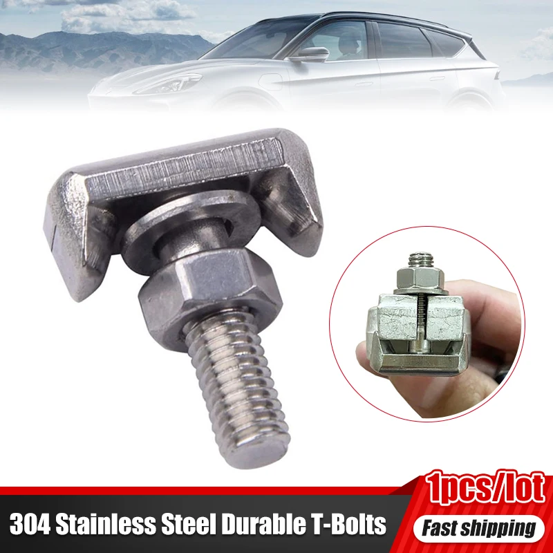 1pc Durable T-Bolts 304 Stainless Steel Battery Terminal Connectors Cable Screw Battery Terminals Connector Car Accessories
1pc Durable T-Bolts 304 Stainless Steel Battery Terminal Connectors Cable Screw Battery Terminals Connector Car Accessories