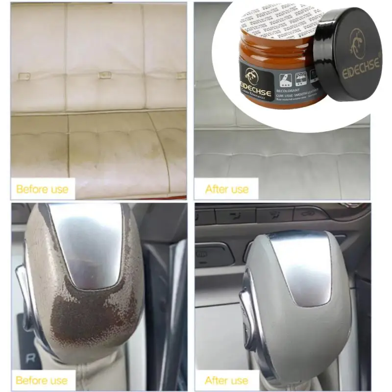 50ML Car Care Liquid Leather Repair Kit Auto Complementary Color Paste Car Seat Sofa Scratch Cracks Paint Care 10 Colors
50ML Car Care Liquid Leather Repair Kit Auto Complementary Color Paste Car Seat Sofa Scratch Cracks Paint Care 10 Colors