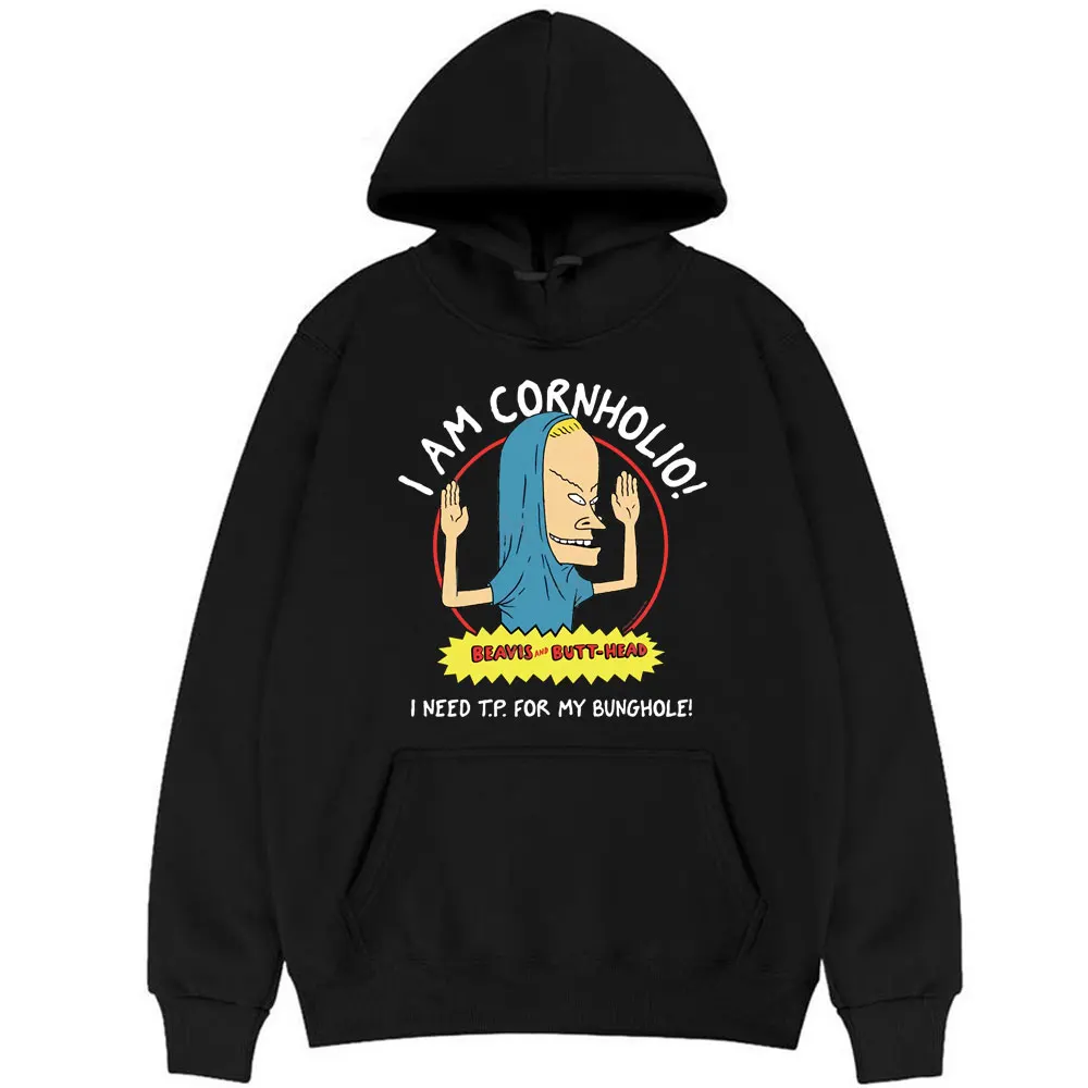 I Am Cornholio Hoodie Beavis and Butt Head Hooded Sweatshirt I Need T P for My Bunghole Hoodies Beavis Scary Art Gift Men Tops
I Am Cornholio Hoodie Beavis and Butt Head Hooded Sweatshirt I Need T P for My Bunghole Hoodies Beavis Scary Art Gift Men Tops