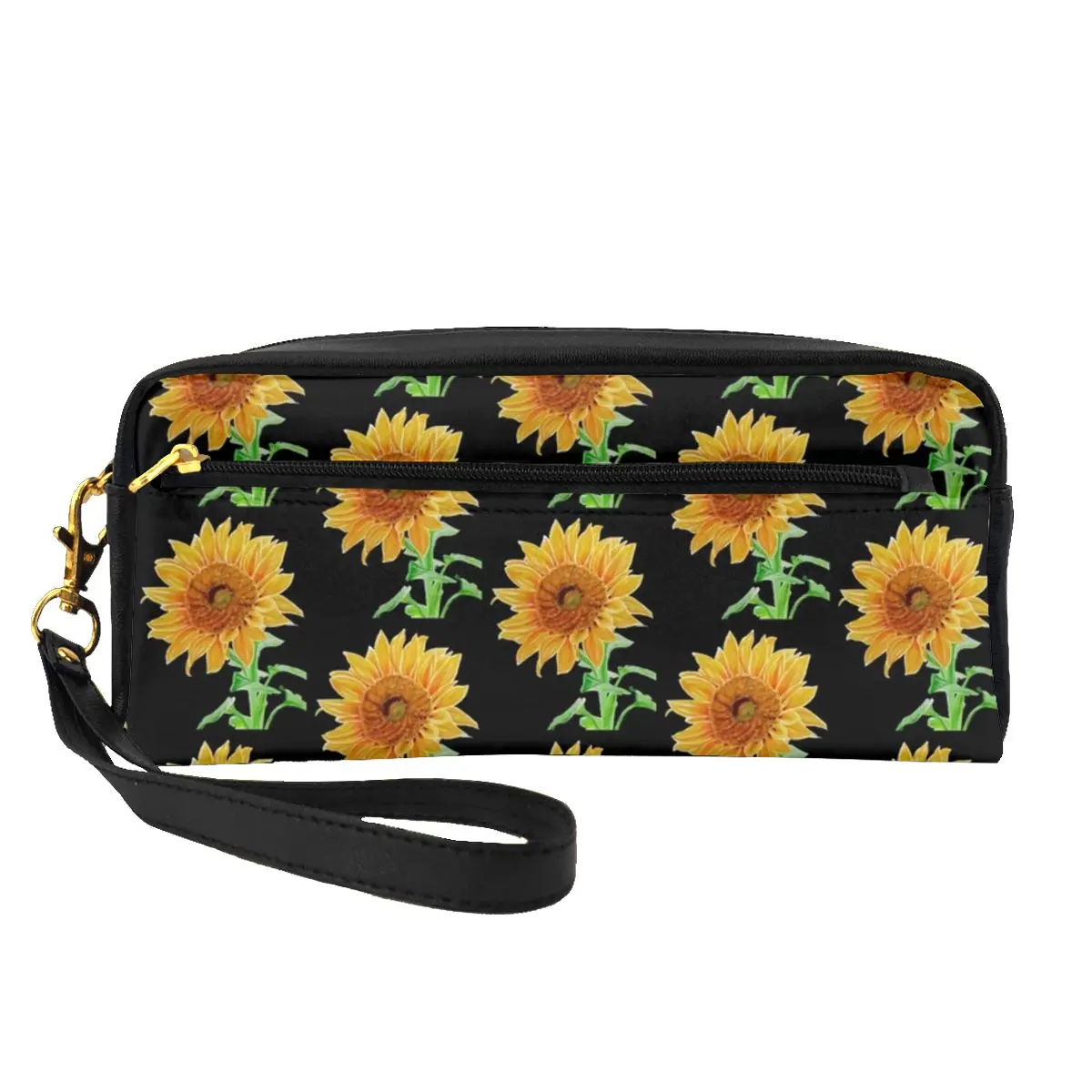 Watercolor Sunflower Leather Storage Organizers Sunflowers Pop Art Couples Makeup Pouch Daily Multi-purpose Cosmetic Bags
Watercolor Sunflower Leather Storage Organizers Sunflowers Pop Art Couples Makeup Pouch Daily Multi-purpose Cosmetic Bags