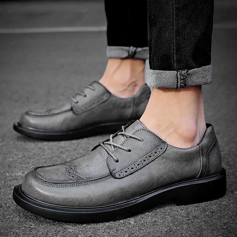 Мужские туфли оксфорды на шнуровке британская обувь ручной работы удобные Формальные классические Броги мужские туфли на плоской подошве со шнуровкой мужские деловые туфли
Мужские туфли оксфорды на шнуровке британская обувь ручной работы удобные Формальные классические Броги мужские туфли на плоской подошве со шнуровкой мужские деловые туфли