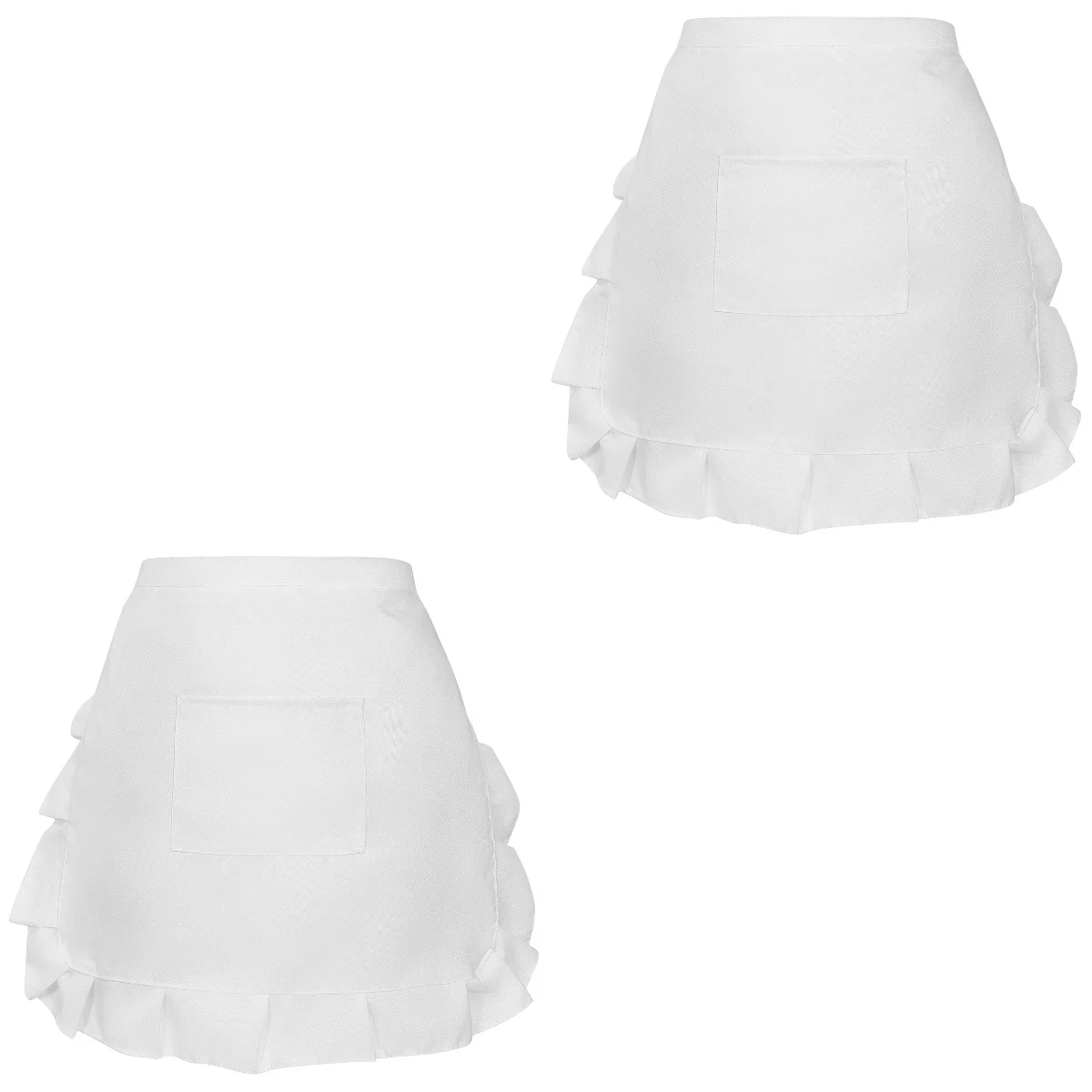 2 Waitress Aprons with Pockets Waist Kitchen Apron Short Apron Costume Apron Waist Bib
2 Waitress Aprons with Pockets Waist Kitchen Apron Short Apron Costume Apron Waist Bib