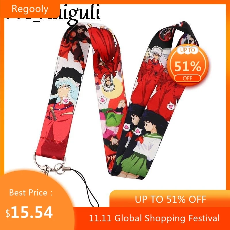 30pcs Inuyasha Neck Strap Lanyards ID badge card holder keychain Mobile Phone Strap Gift Ribbon webbing necklace
30pcs Inuyasha Neck Strap Lanyards ID badge card holder keychain Mobile Phone Strap Gift Ribbon webbing necklace
