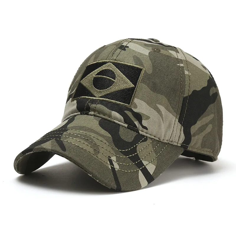 Outdoor Sport Tactical Vader Hoed Casual Jacht Hoeden Leger Camouflage Mannelijke Baseball Cap Man Geborduurde Brazilië Caps
Outdoor Sport Tactical Vader Hoed Casual Jacht Hoeden Leger Camouflage Mannelijke Baseball Cap Man Geborduurde Brazilië Caps