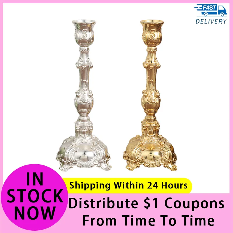 New Candle Holder Retro Crafts Silver/Gold Candlestick Home Decoration Accessories Wedding Holiday Crafts Portavelas Candelabra
New Candle Holder Retro Crafts Silver/Gold Candlestick Home Decoration Accessories Wedding Holiday Crafts Portavelas Candelabra